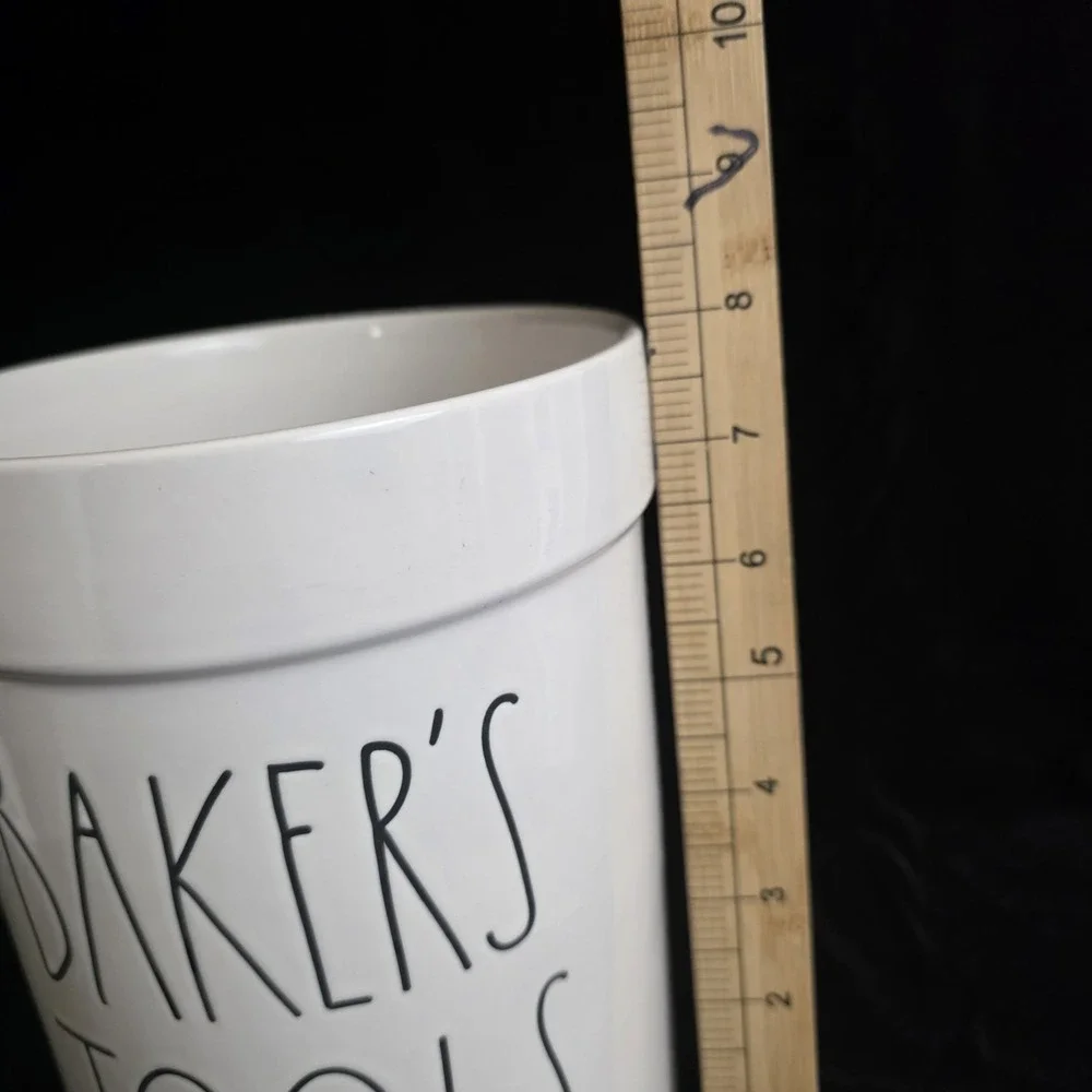 Rae Dunn Baker's Tools Crock Caddy‎ Utensil Canister. Artisan Collection. EUC